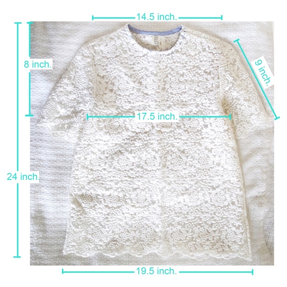 NEW Korean Sheer Embroidered Top - Picture 7 of 8